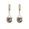 New Ins 2024 Exquisite Crystal Water Drop Dangle Earrings Luxury Zircon Earings for Women Girl. 