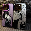 Black Anime Bleachs Kurosaki Ichigo Phone Case For iPhone 16 15 14 13 12 11 Pro Max X XR XAX 8 7 Plus Candy Matte Back Cover. 
