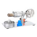 Micro generator Stirling hot air engine Mini T external combustion miniature model steam for kids birthday gift. 