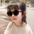 OQ BOGA 5 Colors Unisex Anti UV Cat Ear Round Frame Kids Sunglasses Children Outdoor Eye Protection Full Rim Sun Glasses. 