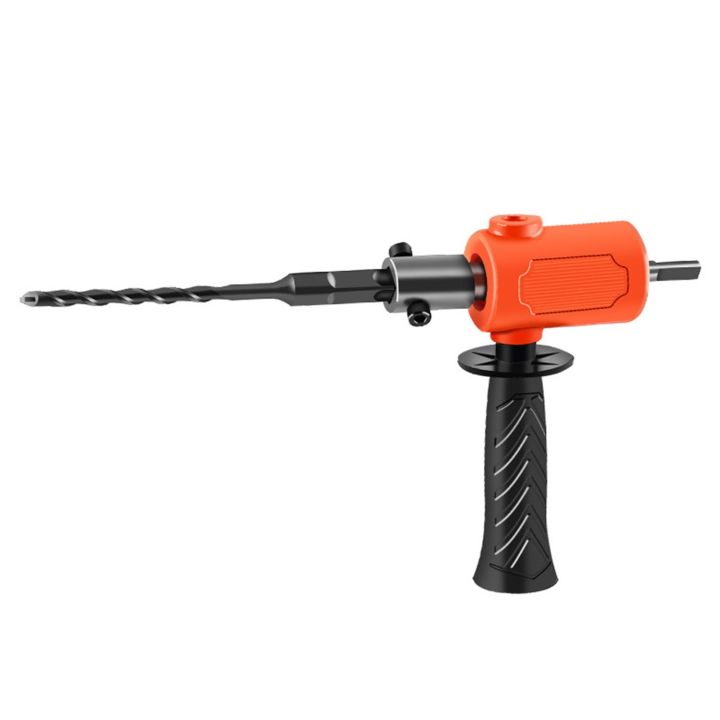 Electric drill/hammer adapter/conversion head/device