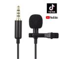 Mini Portable 3.5mm Tie Lapel Lavalier Clip On Microphone For Lectures Teaching And TikTok. 