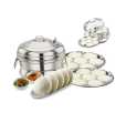 Stainless Steel Idly Panai / Idly Cooker / Idly Maker Good Quality 2 Idly Plates with Steamer. 