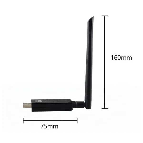Realtek RTL8812AU 2.4/5ghz 802.11ac dual band 1200Mbps USB Wireless Adapter For Windows 7/8/8.1/10/Kali Linux/Parrot