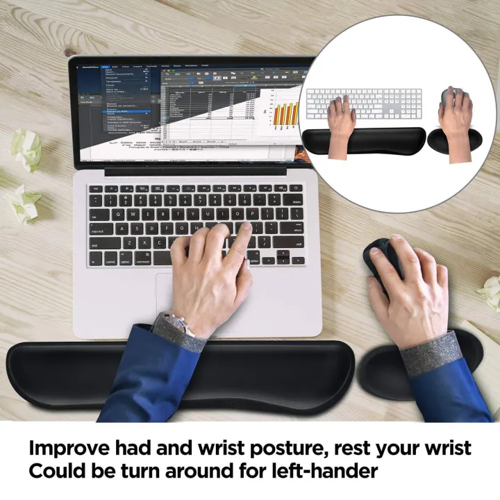 S%20Gel%20Memory%20Foam%20Set%20Keyboard%20Wrist%20Rest%20Pad,%20Mouse%20Wrist%20Cushion%20Support%20for%20Office,%20Lightweight,Black%20-%20Image%209
