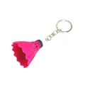 Mini Badminton Keychain - Cute Sports Gift, Metal Keyring. 