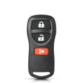 KEYYOU For NISSAN Pathfinder Titan Versa Maxima Frontier Xterra Murano INFINITI 3 Buttons Remote Car Key Shell Case. 