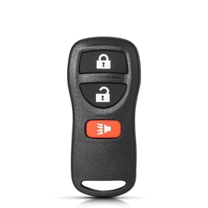 KEYYOU For NISSAN Pathfinder Titan Versa Maxima Frontier Xterra Murano INFINITI 3 Buttons Remote Car Key Shell Case