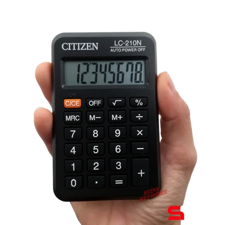 CITIZEN 8 Digital Calculator AUTHENTIC LC-210N