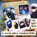 Anime Jujutsu Kaisen Box Character Fankit Polaroid Gift Set Box Gojo Sukuna Yuji Megumi Nanami Inumaki Poster JJK Gift Box Surprise Murah. 