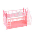 Doll Toy European Furniture Style Bunk Bed Double Bunk Bed Girl Birthday Toy. 