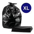 100 Pcs Big Capacity Trash Bag Heavy Duty Thickened Commercial Waste Trash Garbage Bag Black - Size Extra Large 30 x 42 inch. 