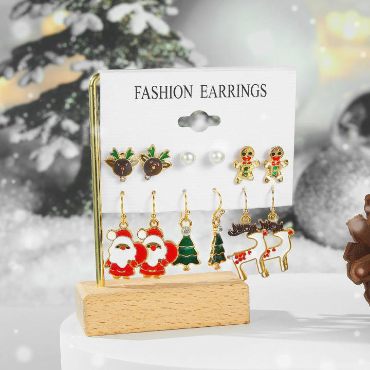 Christmas%20Gifts%20For%20Women%20Earrings%20For%20Girls%20Dangle%20Earrings%20For%20Christmas%20Christmas-themed%20Earrings%20Cute%20Holiday%20Earrings%20-%20Image%208