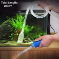 Unique 103cm Siphon Gravel Suction Pipe Filter Fish Tank Vacuum Water Change Pump Aquarium Manual Cleaner Tool.