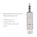 3.5mm to 6.5mm Audio Adapter - Microphone Jack Converter for PC and Phone. 