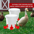 Chicken Water Cups, Automatic Chicken Waterer Kit for Poultry Filling Waterer Poultry Drinking Bowl for Chicken. 