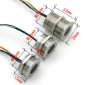 Sojhoop R503 Circular Round RGB Ring Indicator LED Control DC3.3V MX1.0-6Pin Capacitive Fingerprint Module Sensor Scanner, 32Mm. 