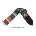 [okoogee]Electric Guitar Polyester Straps Ethnic Style Ballad Acoustic Guitars Bass Belt Musical Instrument Accessory. 