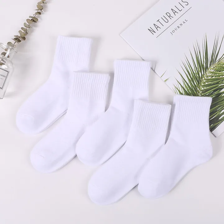 Bracelets%20Campus%20white%20socks%20autumn%20and%20winter%20children's%20gray%20bottom%20medium%20white%20sports%20student%20socks%20solid%20color%20men's%20and%20women's%20big%20children's%20long%20tube%20wholesale%20-%20Image%207
