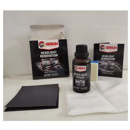 GETSUN HEADLIGHT REPAIR, CLEAN, RENOVATE DIY KIT 30ML