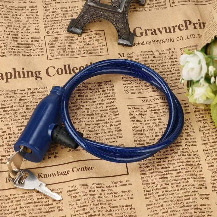 Universal Metal Cycling Safety Lock Anti-Theft Bicycle Lock With 2 Keys