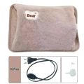 Reusable Hot Water Bottle EU Plug Rechargeable Warm Hand Pocket Cute Electric Hot Water Bag Soft Winter Hand Warmer. 