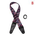 Hot 4 Types High Quality Electric Guitar Colorful Belt Guitar Straps Personalized Printing Guitar Bass Strap Guitarra Accessory. 