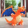 Compatible with LEGO bricks Pokémon Pokemon Charizard 3D puzzles children's toys birthday gifts. 
