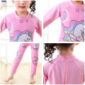 ldren wear Cartoon Sunscreen Long-sleeve Diving Suit For 3-11 Years Old Kids color. 