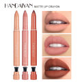 HANDAIYAN-12-Color Lip Liner Matte Lipstick Automatic Waterproof Lipstick Lip Line Outline. 