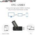 JASTER  High Speed OTG USB Flash  Pen Drive 128 GB 64gb Pendrive 2 in 1 Micro Usb Stick for Android SmartPhone. 