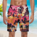 Celebrate Hawaii Graphic Shorts Pants 3D Printed Hip Hop Y2k Board Shorts Summer Men Kids Hawaii Swimsuit Cool Surf Swim Trunks. 