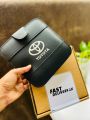Toyota Vehicle Document Holder Organizer PU Leather Vehicle Insurance and Registration Holders Wallet Case for Emission test, Driving Licence. 