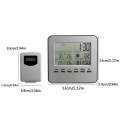 New Weather Station Electronic Weather Forecast Clock with Wireless Transmitter Indoor/Outdoor Temperature and Humidity. 