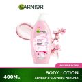 GARNIERS SAKURA GLOW HYALURON SERUM BODY LOTION 400ml. 