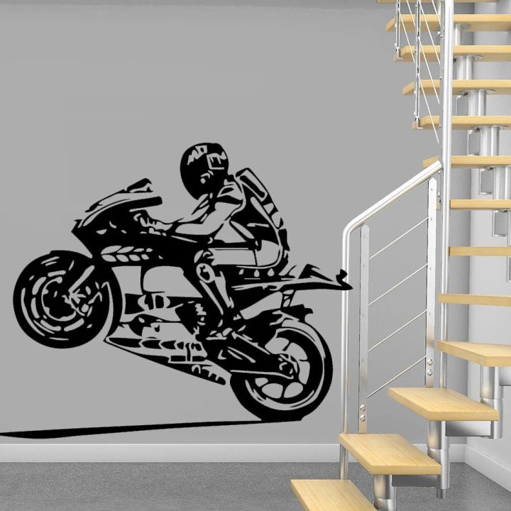 Motorcycle%20Driver%20Wall%20Sticker%20Helmet%20Moto%20Gp%20Teenagers%20Boys%20Room%20Decoration%20Stickers%20Wall%20Decals%20Vinyl%20Home%20Art%20Mural%20-%20Image%203