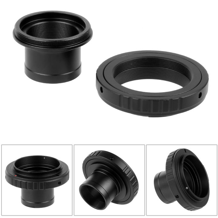Lens%20Adapter%201.25%20Inch%20T%20Ring%20Lens%20Mount%20Set%20Dslr%20Camera%20Accessory%20For%20Eos%20Olympus%20Pentax%20Telescope%20Microscope%20-%20Image%202