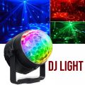 LED Sound Activated Party Lights Control DJ Lighting Disco Ball Strobe Club Lamp 7 Modes Stage Par Light Magic Mini LED Stage Lights For Christmas Home Room Dance Partiee Parties Birthday. 