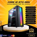 Core I5 9th Gen Gaming RGB Desktop PC 8GB Ram | 128GB SSD | 500GB HDD | 500W Gaming PSU | Student Computer. 