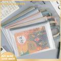 Enigma- Portable Document Holder Waterproof Transparent File Holder Zipper Bag with Handle Large Capacity Document Storage for Office Supplies Pvc Material Buyers' Choice. 