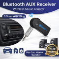 Bluetooth Audio Receiver 3.5mm AUX | Wireless Music for Car & Speakers 3.5mm Bluetooth AUX Receiver | Convert Wired Speakers to Wireless Bluetooth Audio Adapter 3.5mm | Phone to Speaker Wireless Connection. 