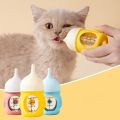 Newborn Cat Drinking Bottle 20/80ML Kitten Nipple Bottle Anti Choking Silicone Puppy Milk Feeder Bite Resistance with Scale Kitten Feeding Bottle For Kitten Puppy Rabbits. 