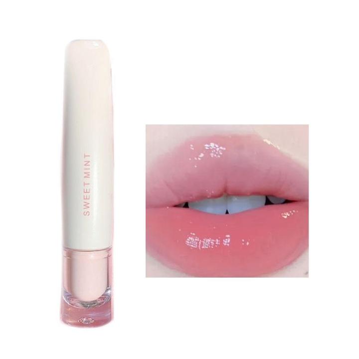 Sweet%20Mint%20Jelly%20Lip%20Glaze%20Non-stick%20Lip%20Tint%20Lasting%20Gloss%20Korean%20Lip%20Glass%20Liquid%20Moisturizing%20Crystal%20Lipstick%20Cosmetic%20B8F5%20-%20Image%204