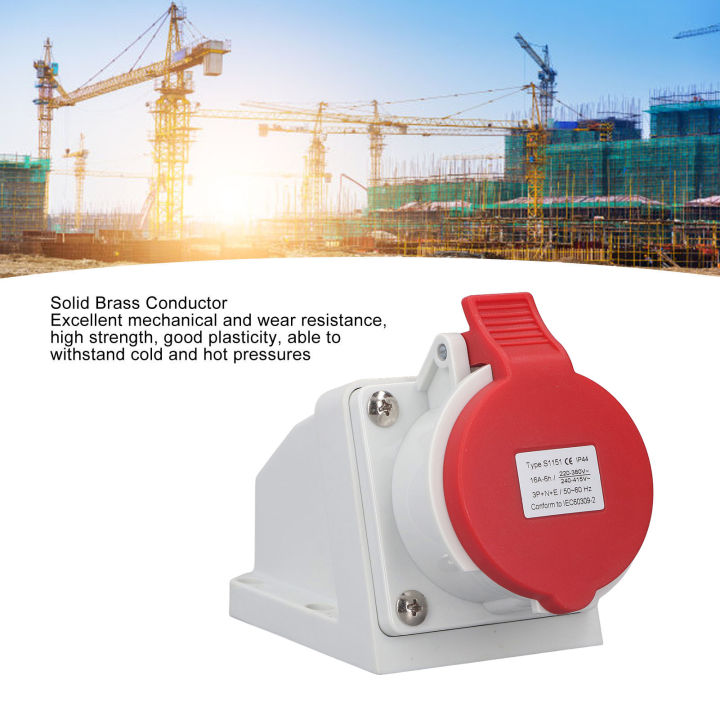 Surface%20Mount%20Power%20Socket%20220-380V%20240-415V%20Industrial%20Socket%205%20Core%2016A%203P+N+E%20for%20Electrical%20Application%20-%20Image%202