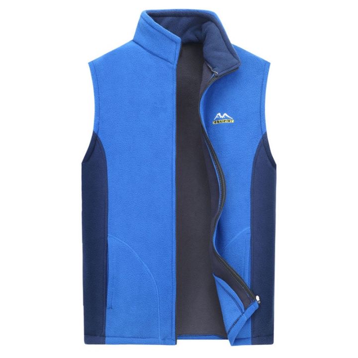 Vest Men's Clothing Spring Coat Vest Man Fleece Waistcoat Vest Autumn Leisure New Print Vest