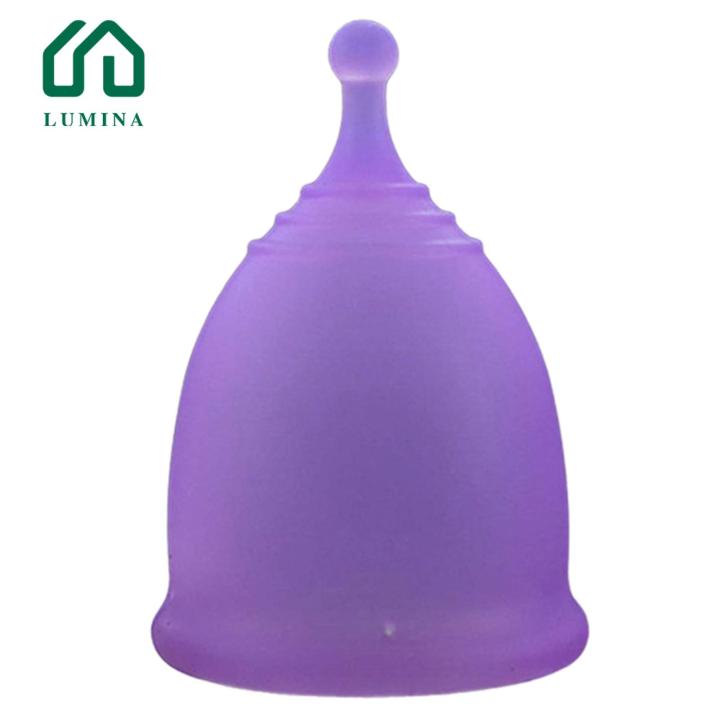 Lumina 25/30 ml Collapsible Silicone Menstrual Cup Easy Removal Tampon ...