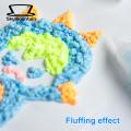 Children 3d Drawing Tool 6pcs Fluffy Paint Colorful Bubble Pens for Diy 3d Art Crafts Fun Drawing Pen Set for Home School 3d Pen for Kids. 