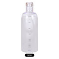 Water Cup Sport Water Bottle With Time Scale Couple Plastic Portable Water Container Anti-Drop Outdoor Water Bottle. 