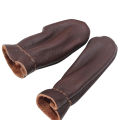1/2Pcs Soft Leather Needle Felting Finger Protectors / Guards Thumb Index Finger. 