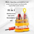 Tool Set 31 In 1 Screwdriver Kit Multifunctional Screwdriver Carbon Steel Electronics Repair Kit Tools High quality Magnetic Screwdriver Set Precision Screw Driver Maintenance Tools 31 Tools in 1. 